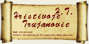 Hristivoje Trujanović vizit kartica